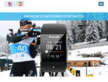 Tablet Screenshot of biathlon-arena-lenzerheide.ch